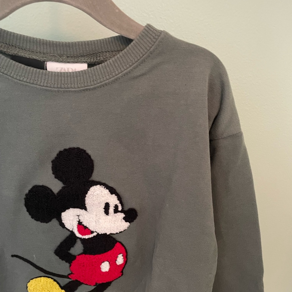 ZARA MICKEY MOUSE DISNEY RUFFLED SHIRT - Picture 6 of 10